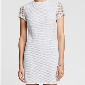 Banana Republic white mesh dress, size 8
